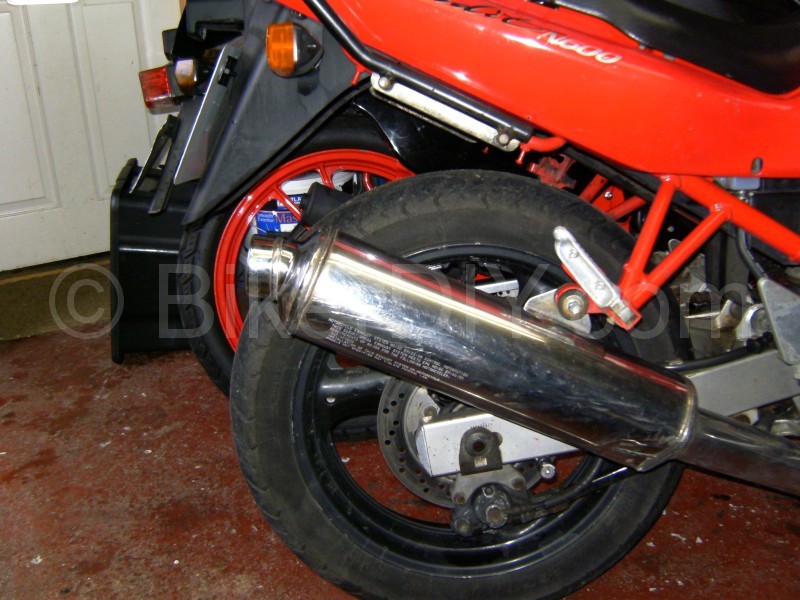 Bandit 600 stock endcan fitted