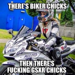There's biker chicks and then there's......